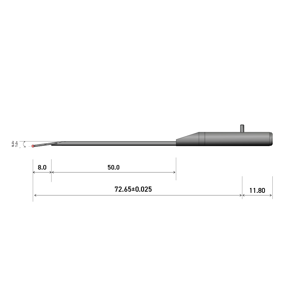 Talymin 5球形测针 100mm 0.8 Ball TMin 5 Stylus