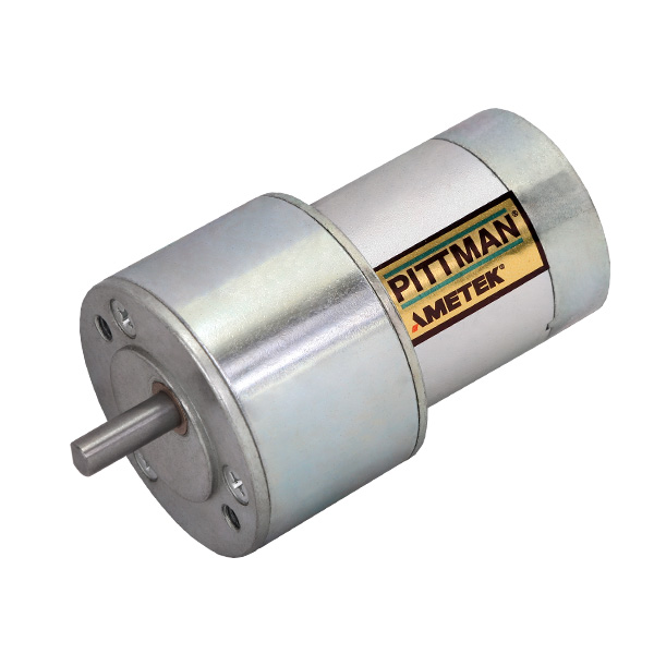 Brush, 40 mm diameter, 0.77 W, 12V, no encoder, 51mm spur gear 65.5:1